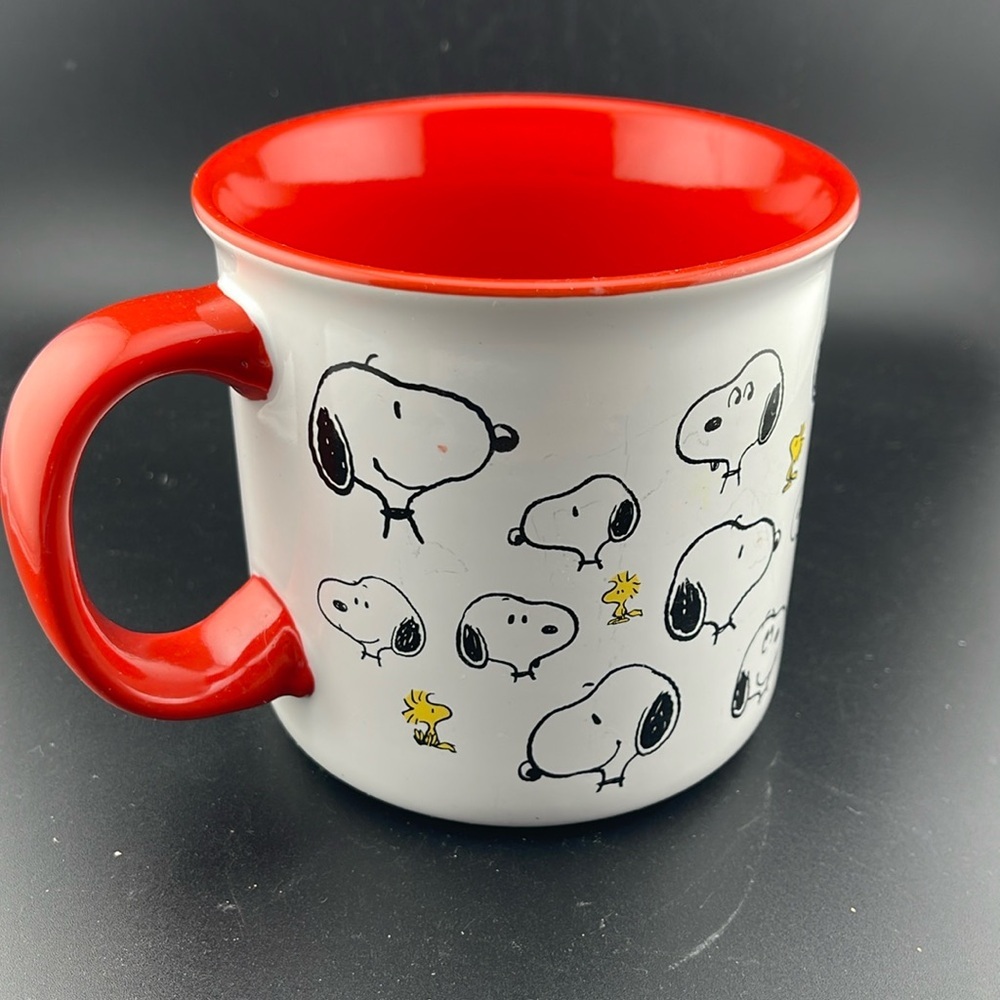 Peanuts Snoopy & Woodstock Lg.21 Oz. Coffee/SOUP CUP